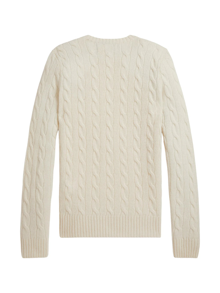Ralph Lauren Pull Laine-Cachemire: Crème – autre vue
