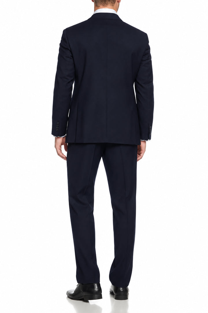 Americana de lana para hombre Roy Robson Regular Fit azul marino – vista adicional 2
