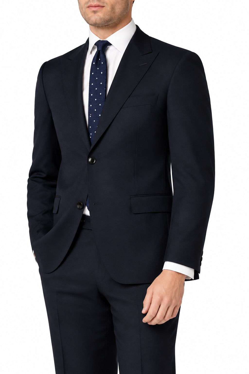 Roy Robson 男士 Regular Fit 羊毛西装外套，海军蓝色 – 附加视图 8