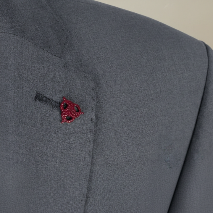 Roy Robson Slim Fit 羊毛西装外套，灰色 – 细节图