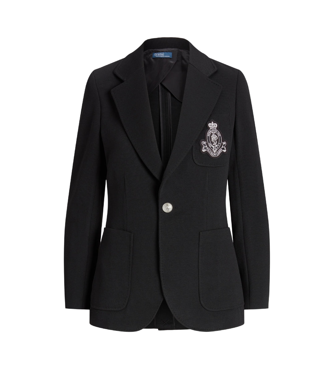 Ralph Lauren Blazer donna in maglia doppia | Nero – immagine del prodotto 05