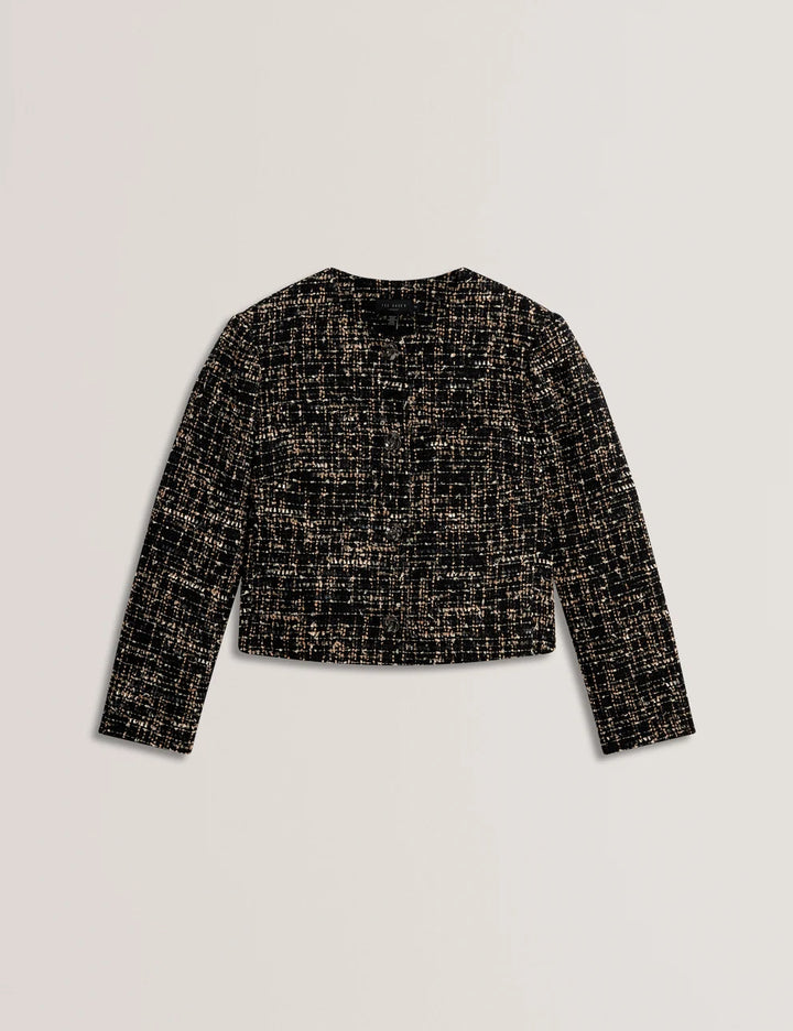 Ted Baker Ummi Veste bouclée | Noir – vue alternative 6