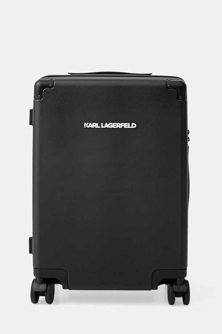 Karl Lagerfeld Essential Trolley Case | Black