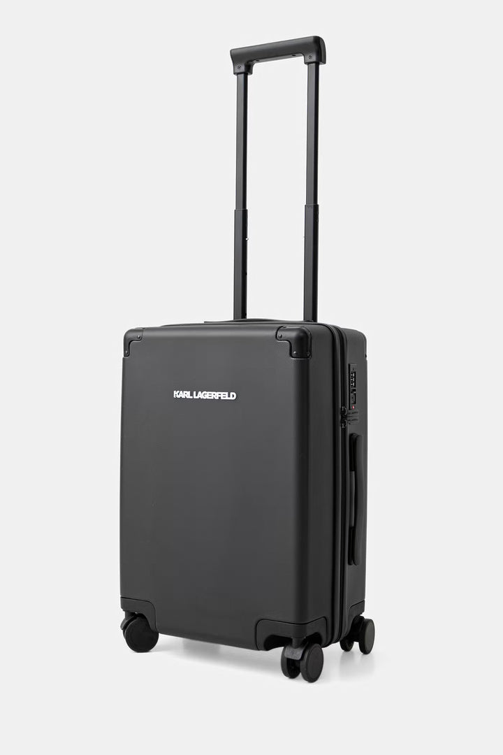 Karl Lagerfeld Essential Trolley Case | Black