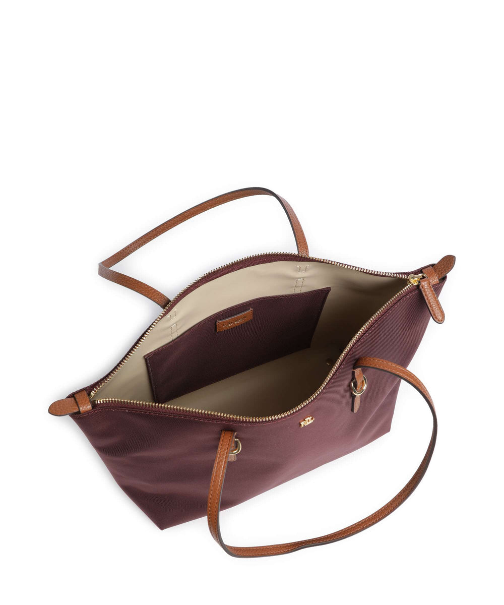 Lauren Ralph Lauren Damen-Shopper in Dark Garnet – alternative Ansicht