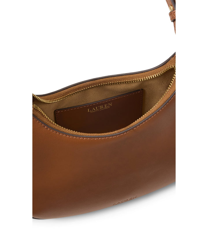 Lauren Ralph Lauren Marcy Medium Δερμάτινη Τσάντα: Tan – εναλλακτική όψη