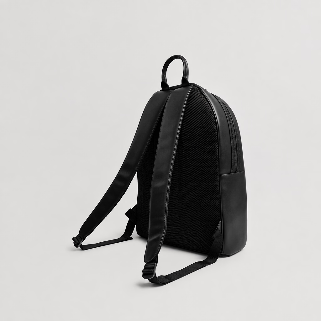 Ted Baker Denne Δερμάτινο Σακίδιο με Brogue Λεπτομέρειες | Μαύρο – εναλλακτική όψη 3