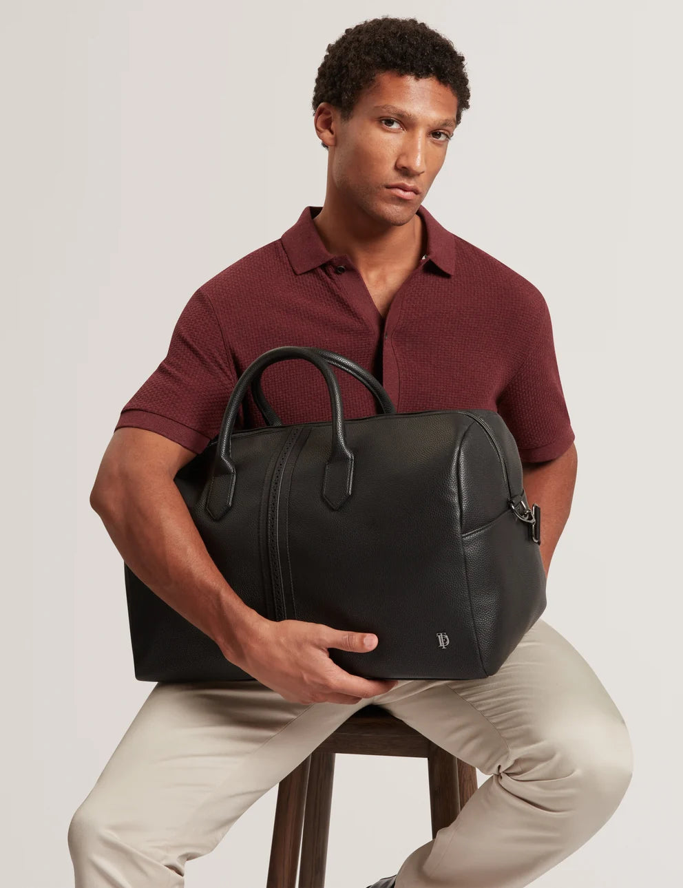 Ted Baker Keeith Borsone con Dettagli Webbing | Nero – vista alternativa 2