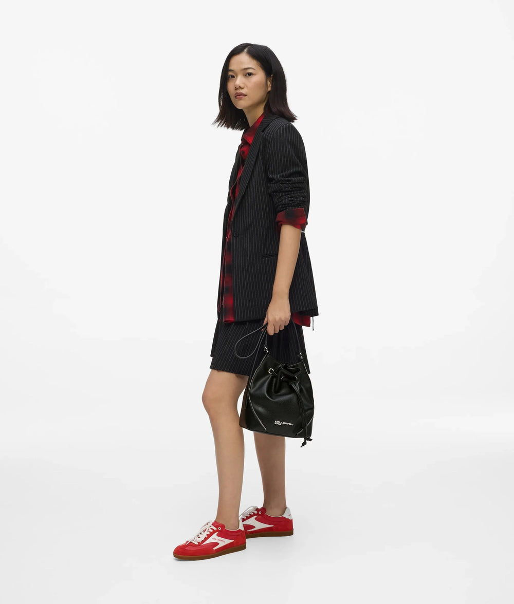 Karl Lagerfeld Rebel Bucket Τσάντα – Μαύρο – εναλλακτική όψη 2