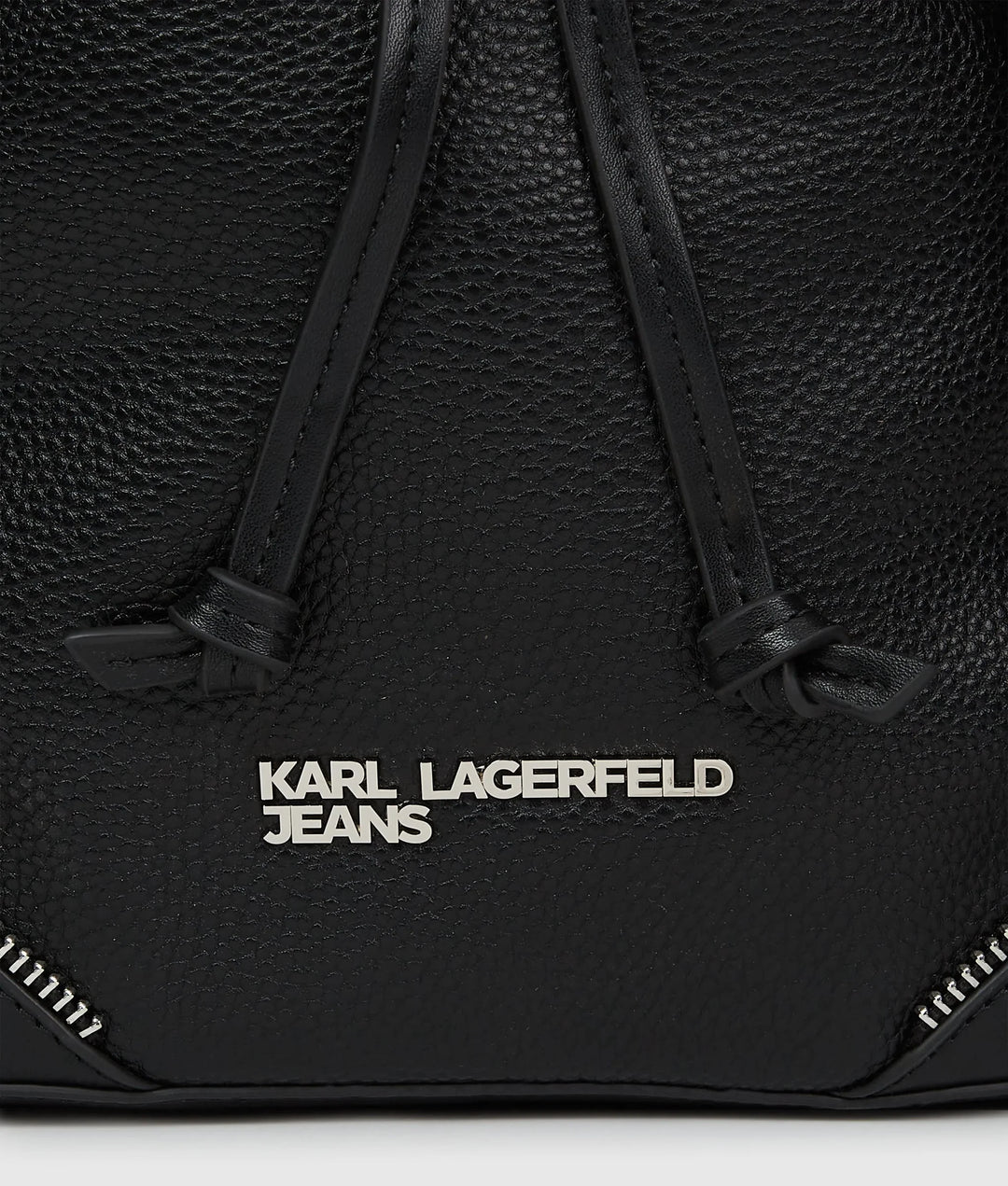 Karl Lagerfeld Rebel Bucket Τσάντα – Μαύρο – εναλλακτική όψη 4