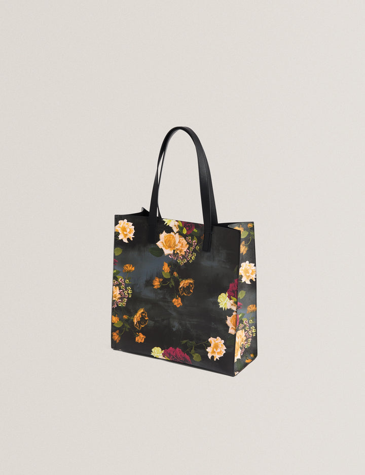 Ted Baker Opicon حقيبة Icon كبيرة بطبعة زهور | أسود – عرض بديل 3