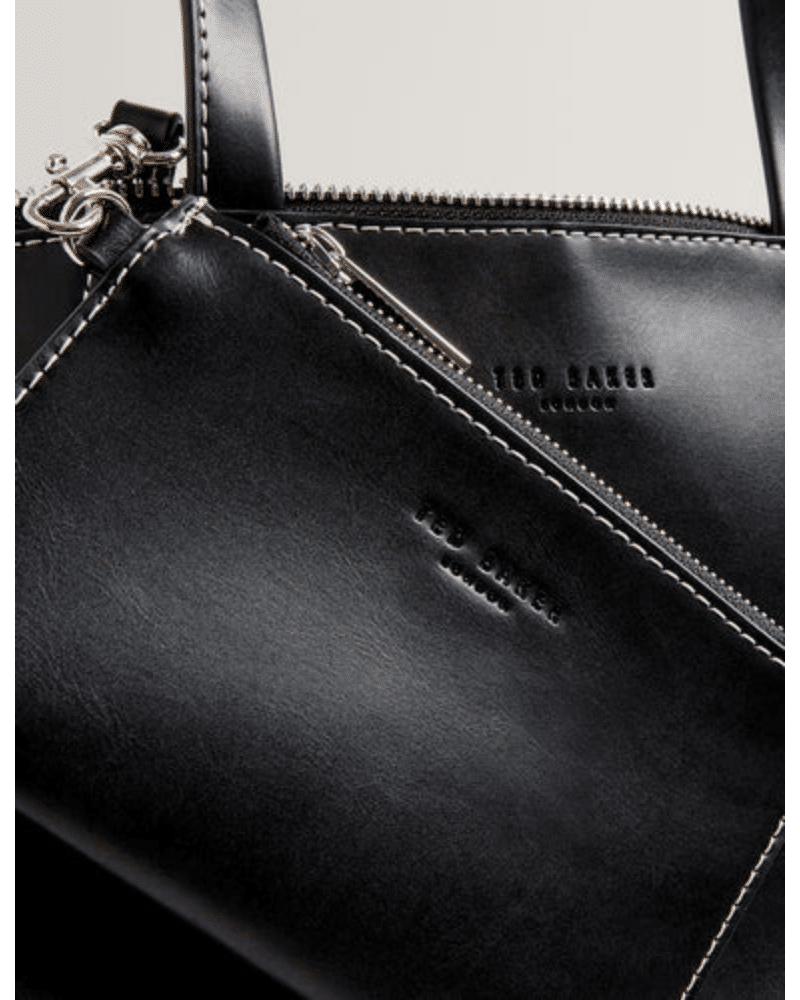 Ted Baker Folina حقيبة Tote متوسطة بتصميم مطوي | أسود – عرض بديل 4