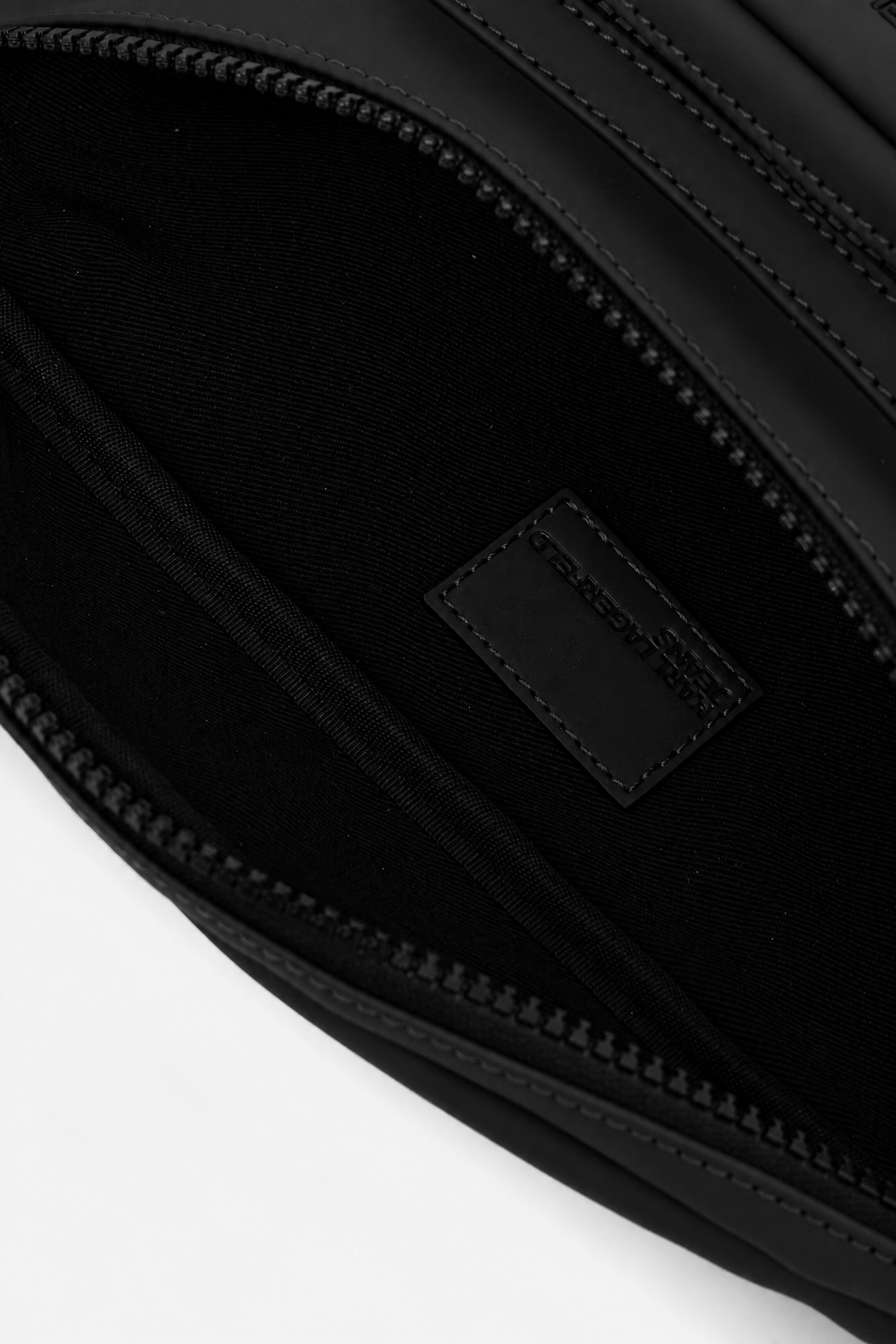 Karl Lagerfeld Coated Bumbag, Μαύρο - εναλλακτική όψη 2