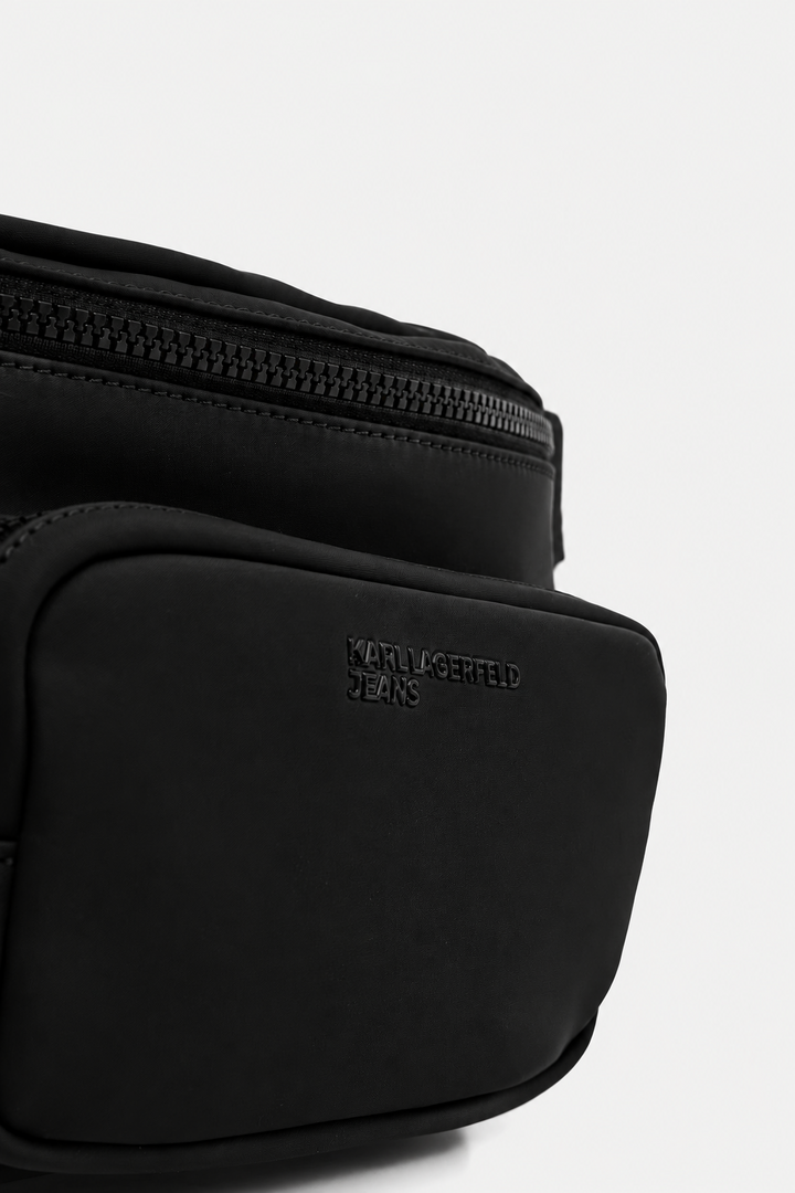 Karl Lagerfeld Coated Bumbag, Μαύρο - εναλλακτική όψη 3