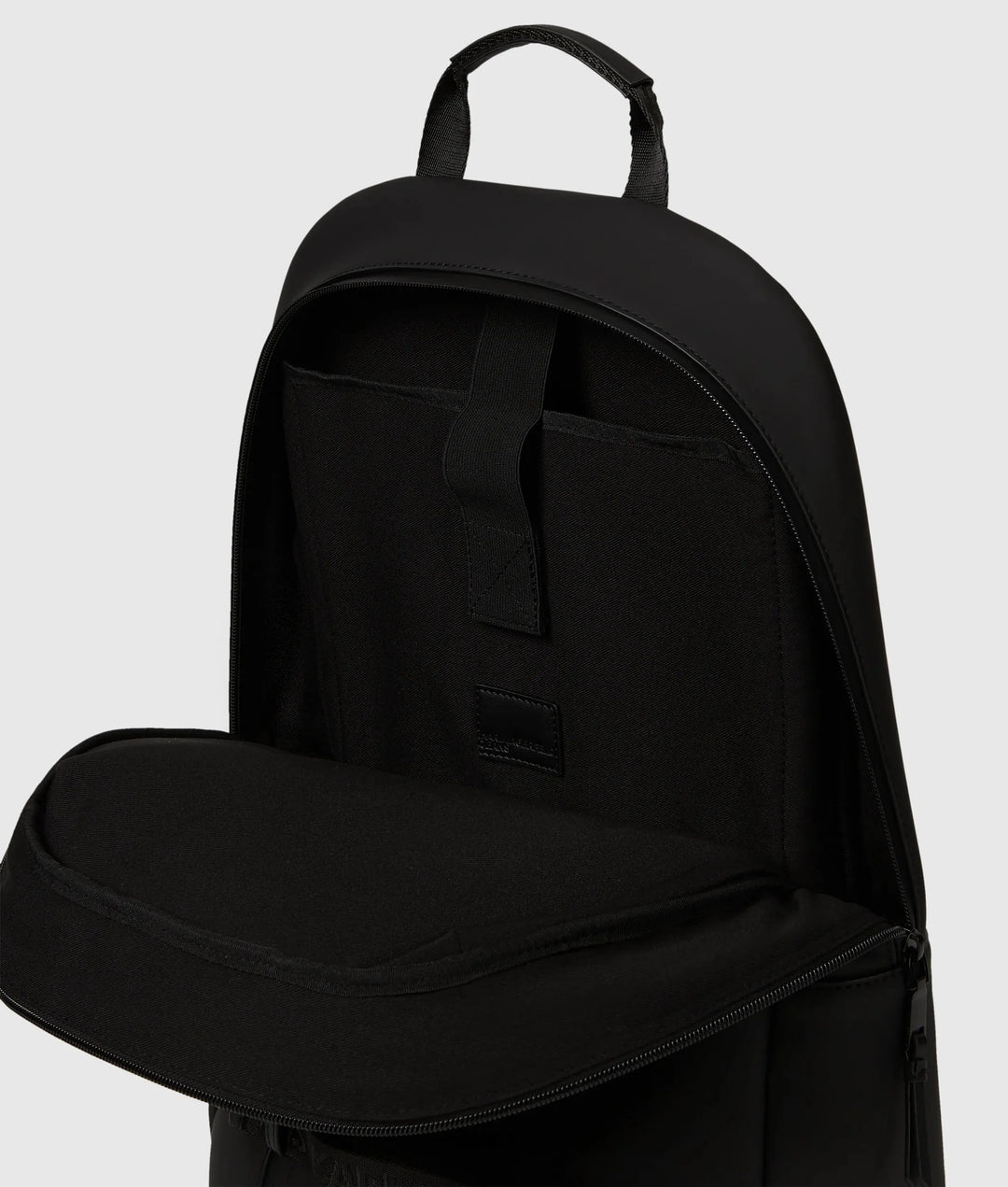 Karl Lagerfeld Zaino Coated Technical Leather, Nero - vista alternativa 3