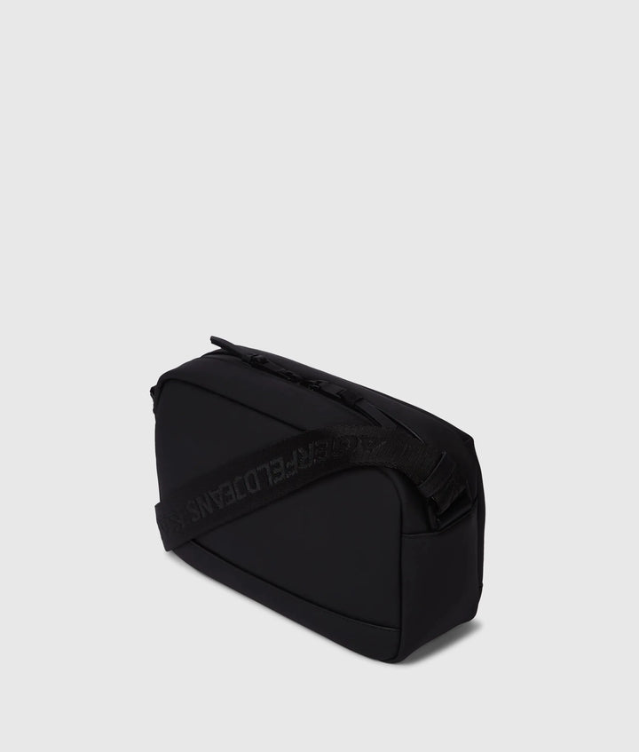 Karl Lagerfeld Borsa Crossbody Coated Technical Leather, Nero - vista alternativa 2