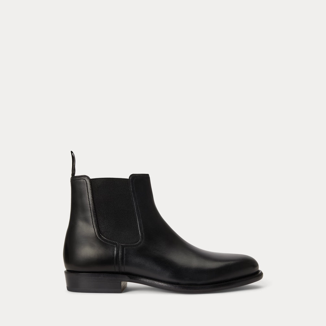 Ralph Lauren Herren Owen Chelsea Boot aus Leder in Schwarz