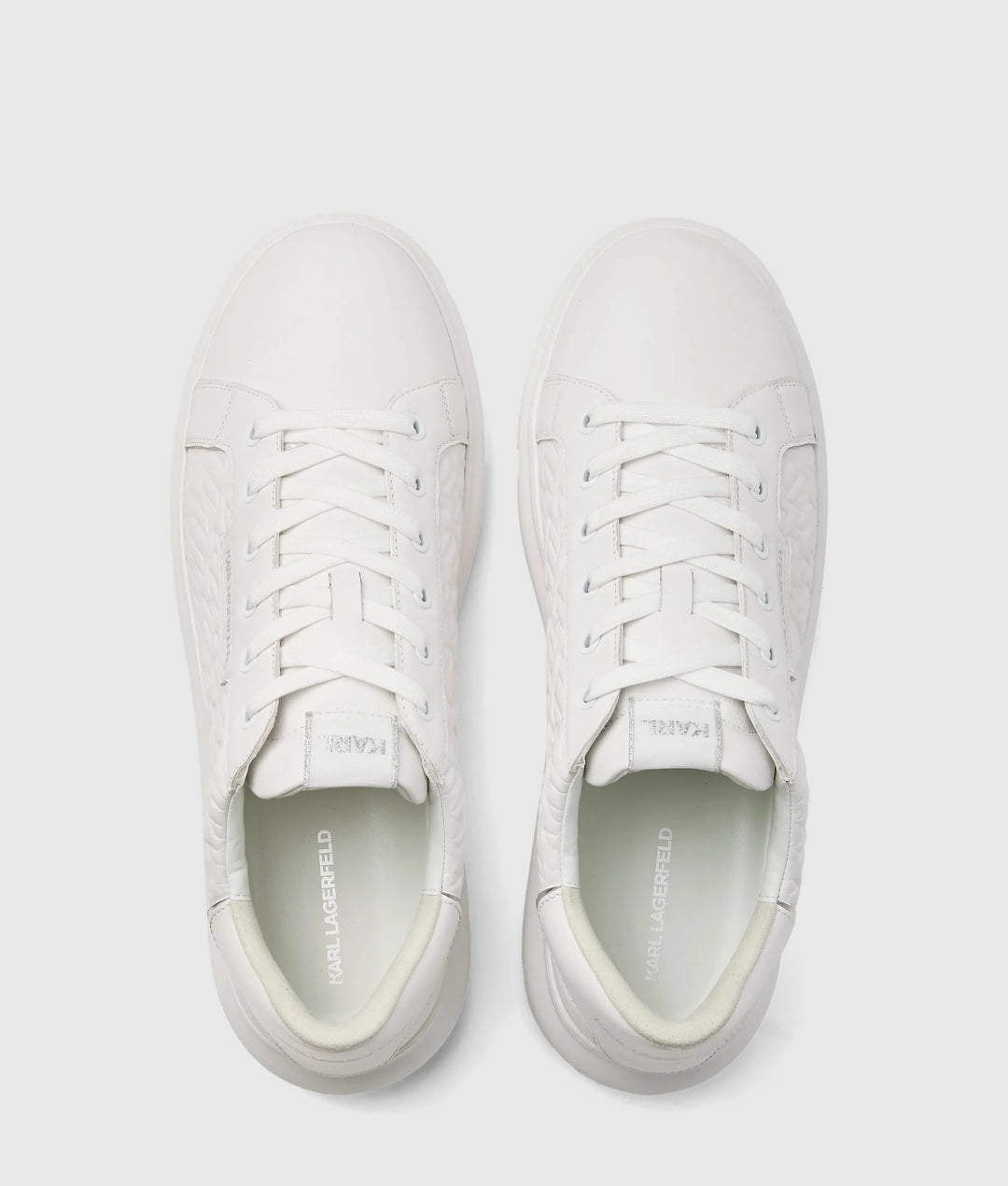 Karl Lagerfeld Sneakers Kapri Monogram Rpt Lo, Bianco - vista alternativa 3