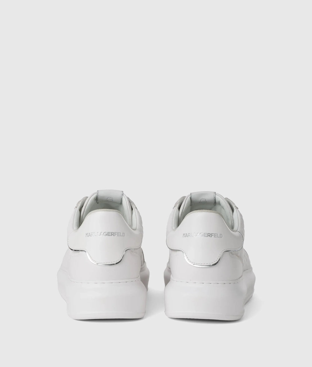 Karl Lagerfeld Sneakers Kapri Monogram Rpt Lo, Bianco - vista alternativa