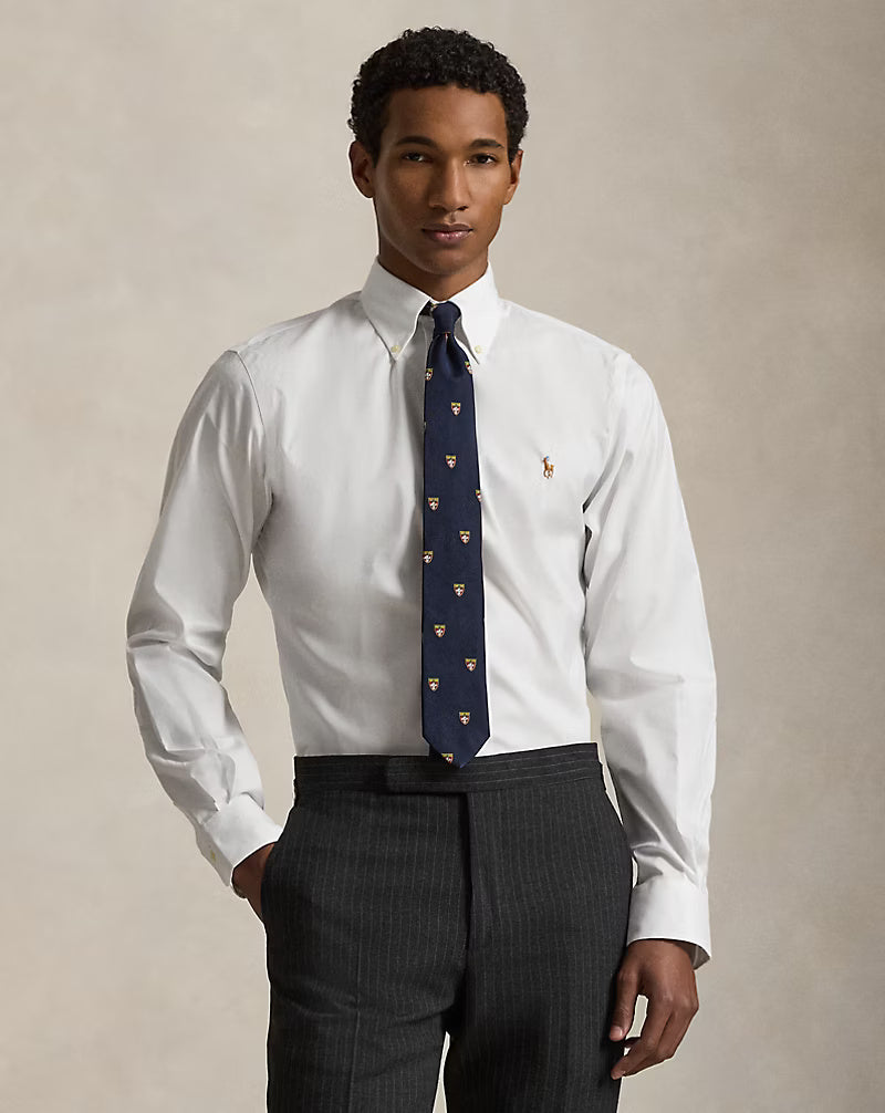 Ralph Lauren Ανδρικό Oxford Πουκάμισο Custom Fit: Λευκό