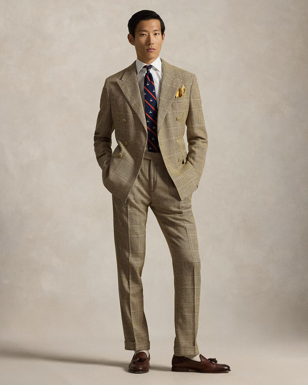 Ralph Lauren Ανδρικό Custom Fit Textured Πουκάμισο: Λευκό – εναλλακτική όψη