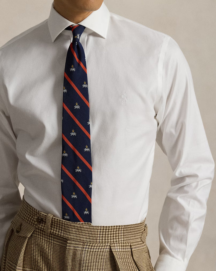Ralph Lauren Ανδρικό Custom Fit Textured Πουκάμισο: Λευκό – εναλλακτική όψη