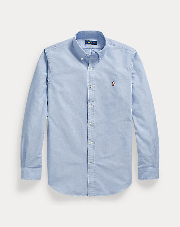 Camicia Oxford Custom Fit Ralph Lauren | Blu, vista 1