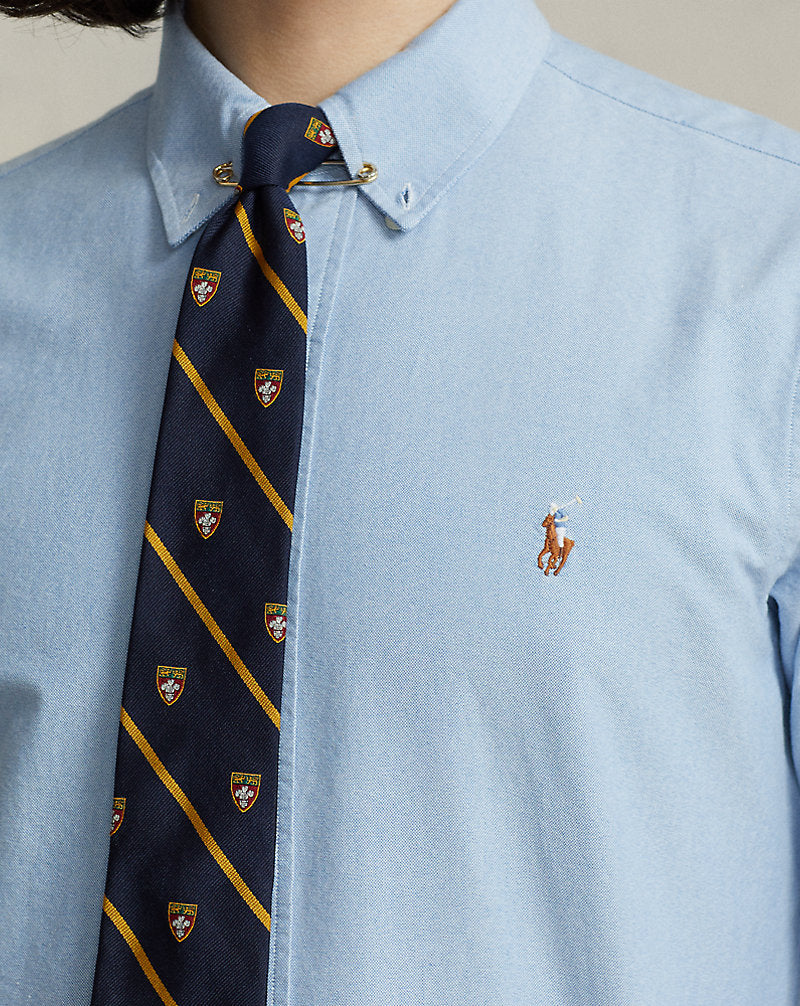 Camicia Oxford Custom Fit Ralph Lauren | Blu, vista 1