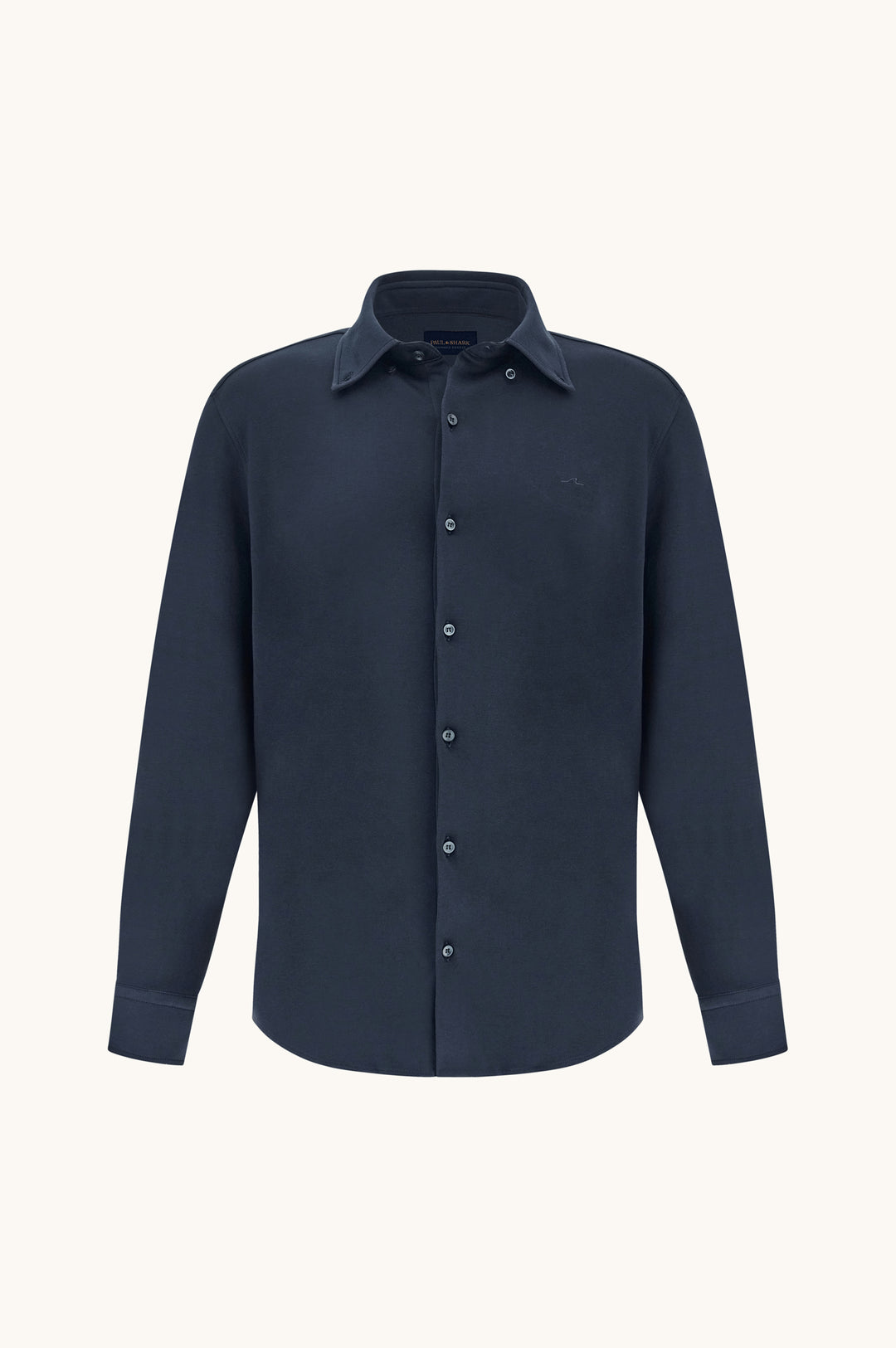 Paul &amp; Shark Πουκάμισο από βαμβάκι Supima με Γαλλικό Γιακά: Navy – εναλλακτική όψη