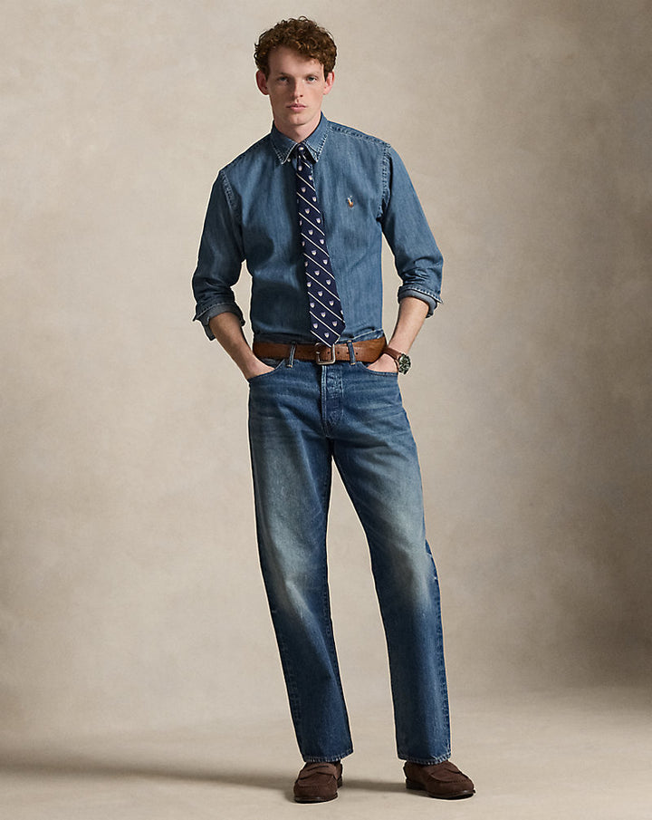 Πουκάμισο denim Custom Fit Ralph Lauren | Denim, όψη 2