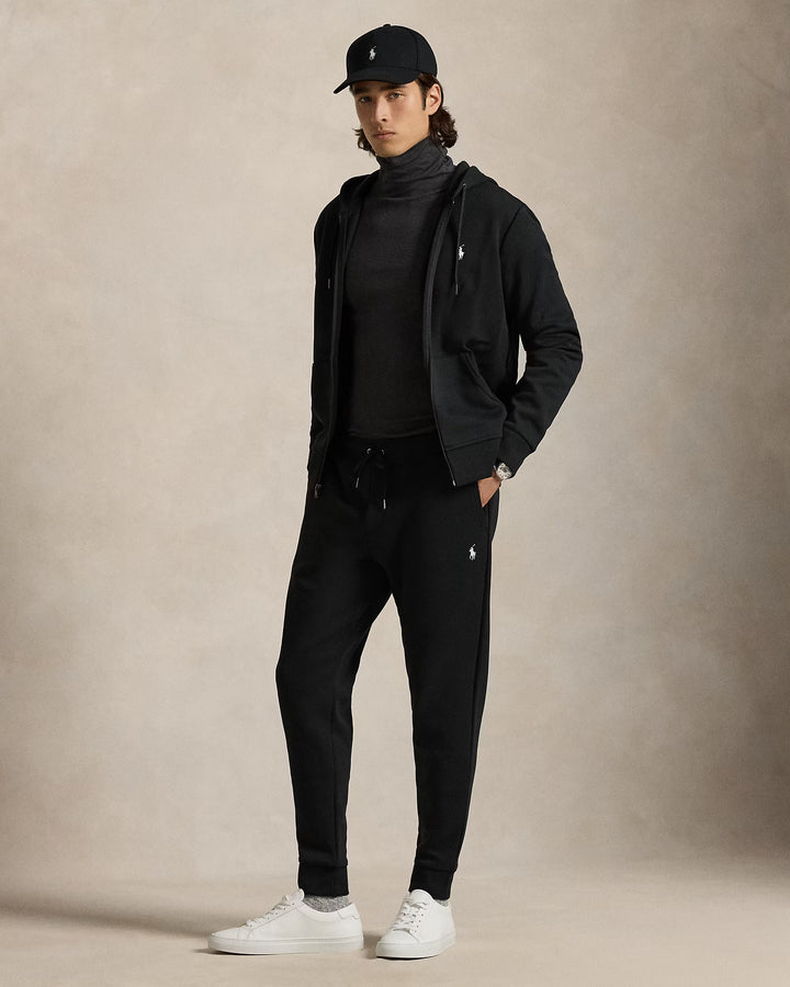 Ralph Lauren Pantalon de jogging en double maille | Noir – vue du produit 04