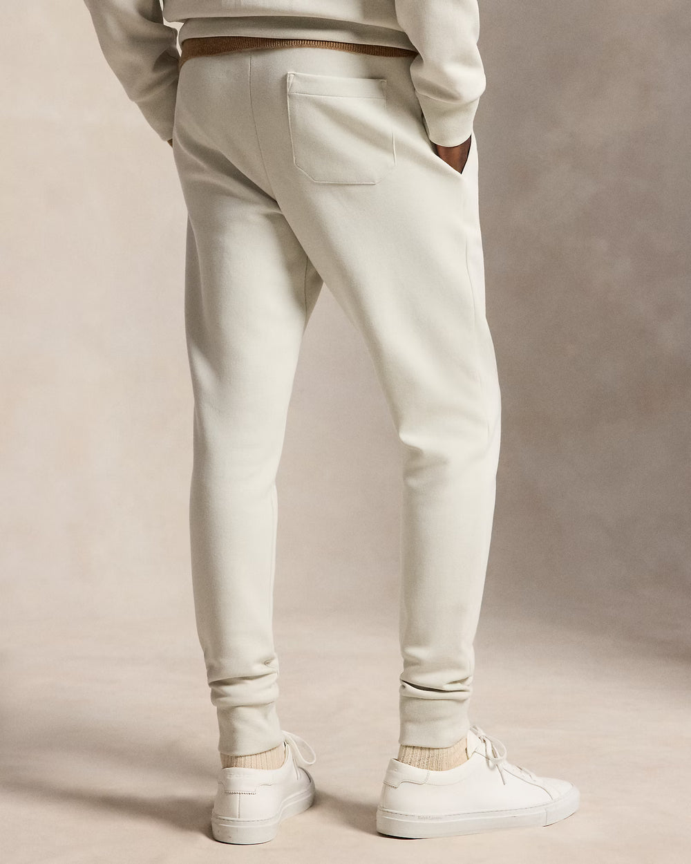 Ralph Lauren Pantalon de jogging en double maille | Beige pierre – vue du produit 02