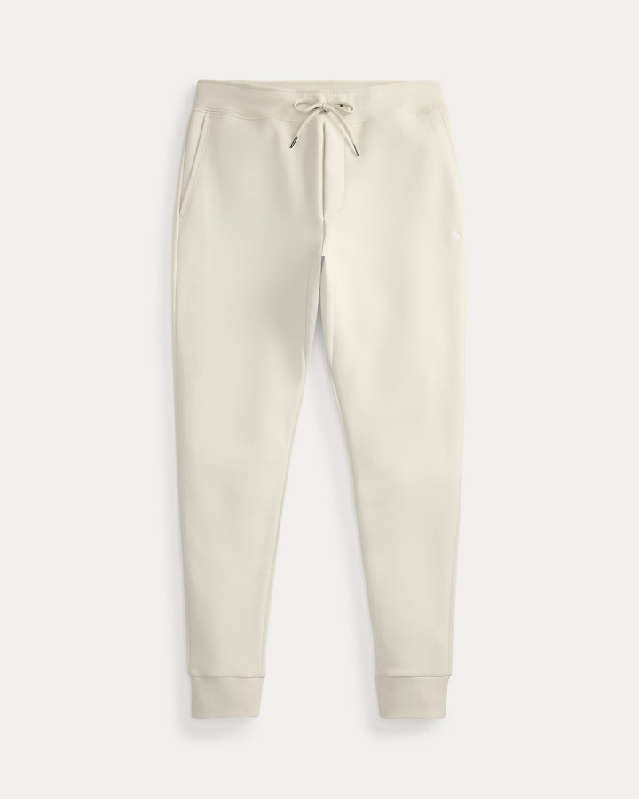 Ralph Lauren Double-Knit Jogging Bottoms in Stone Pebble – product view 04