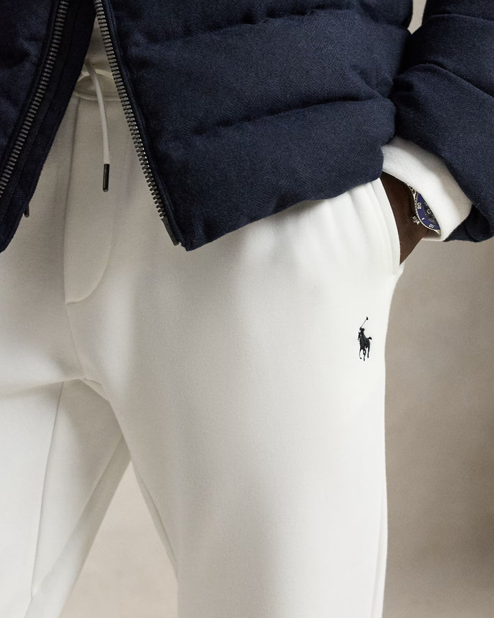 Ralph Lauren Double-Knit Jogging Bottoms in White – product view 04