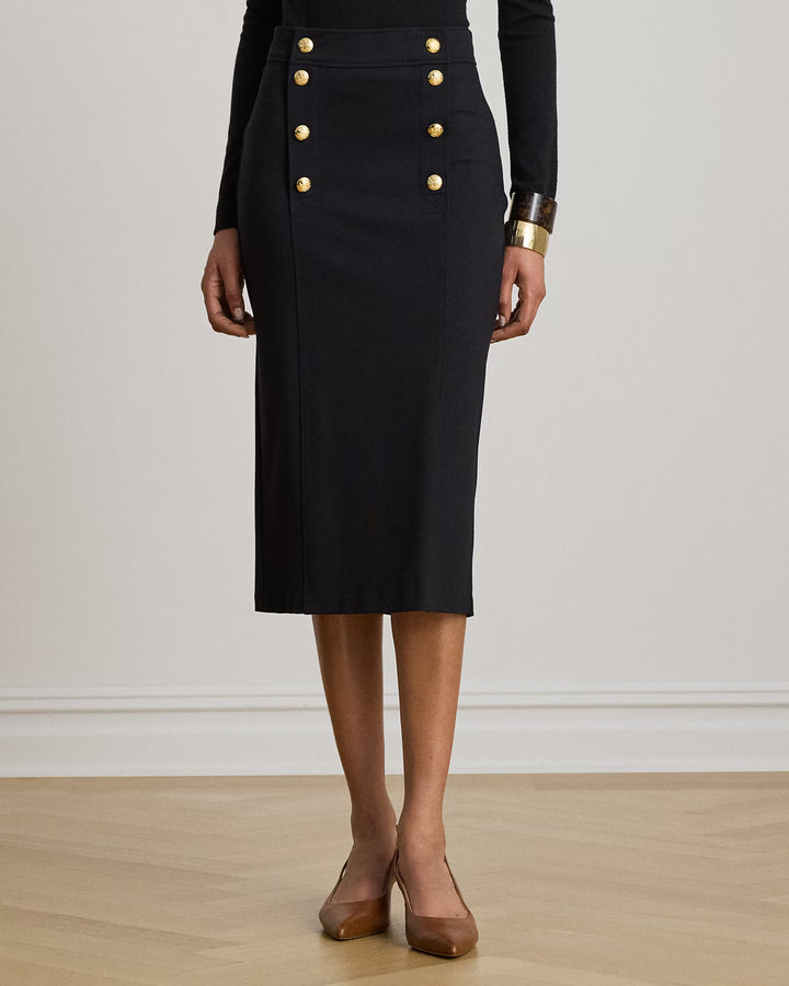 Lauren Ralph Lauren Sailor 铅笔裙，黑色