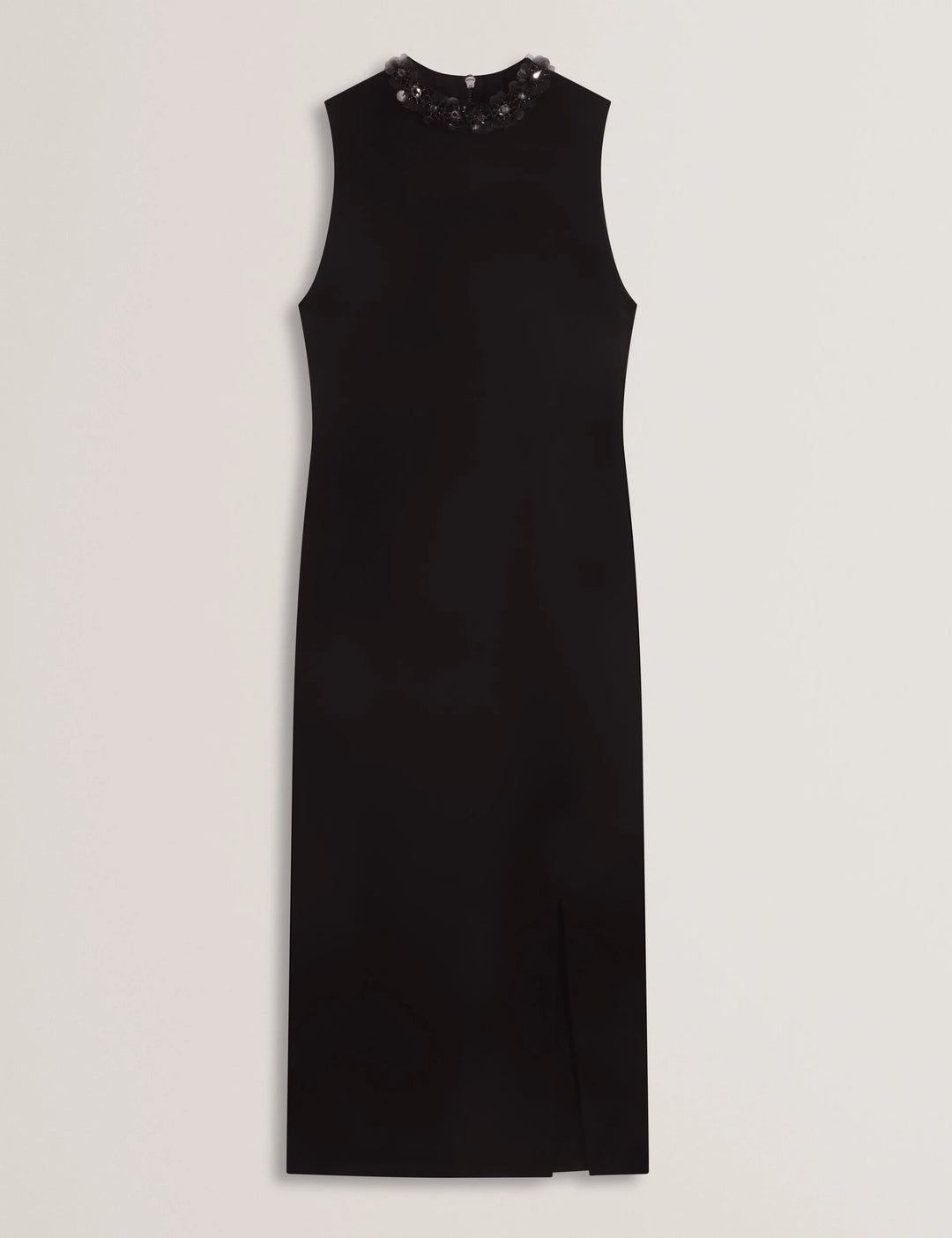 Ted Baker Sivra Vestido midi ajustado con adorno | Negro – vista alternativa 5