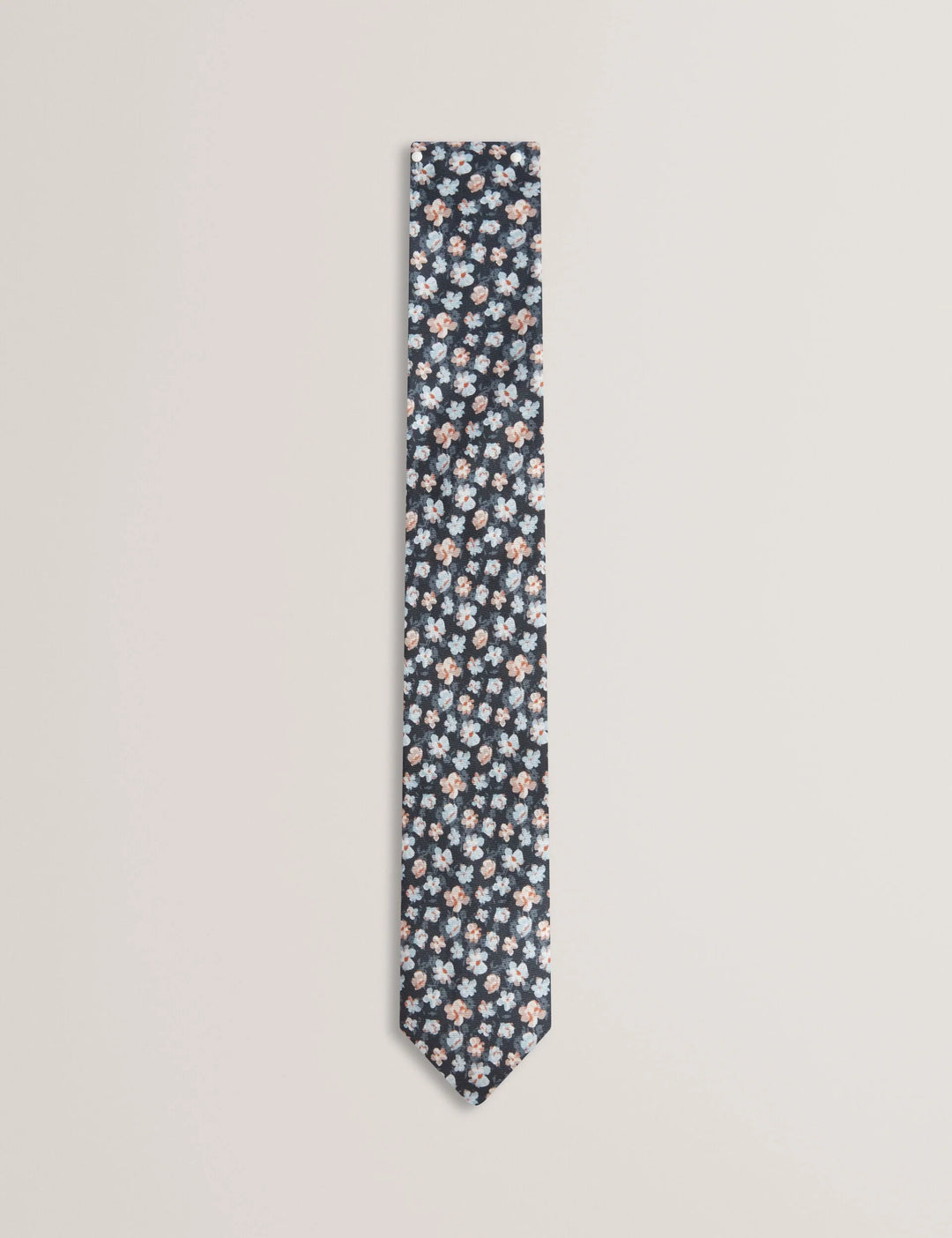 Ted Baker Latter Μεταξωτή Γραβάτα με Micro Floral Print | Navy