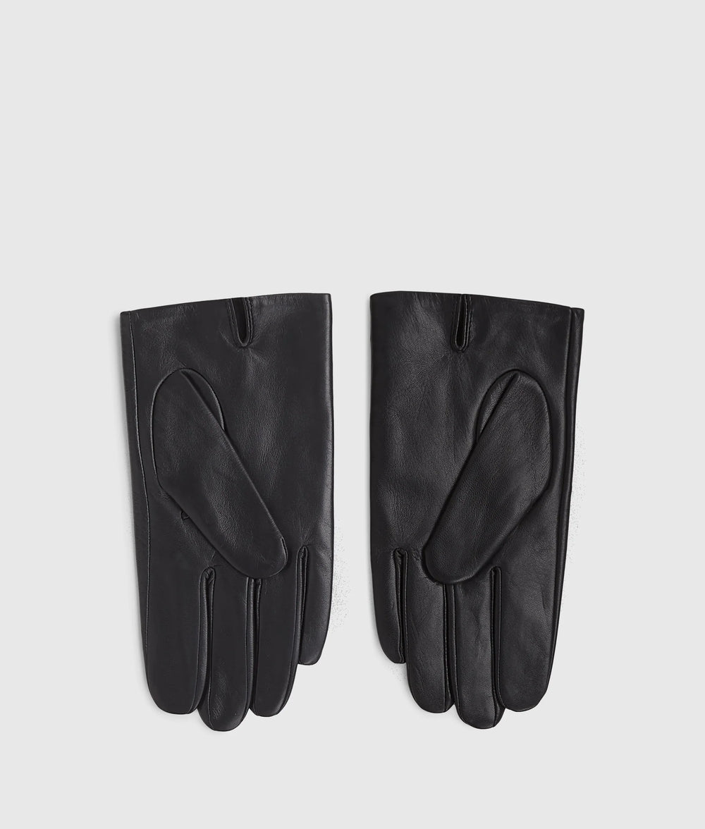 Karl Lagerfeld Gants Femme en Cuir K Logo – Noir – vue alternative 2