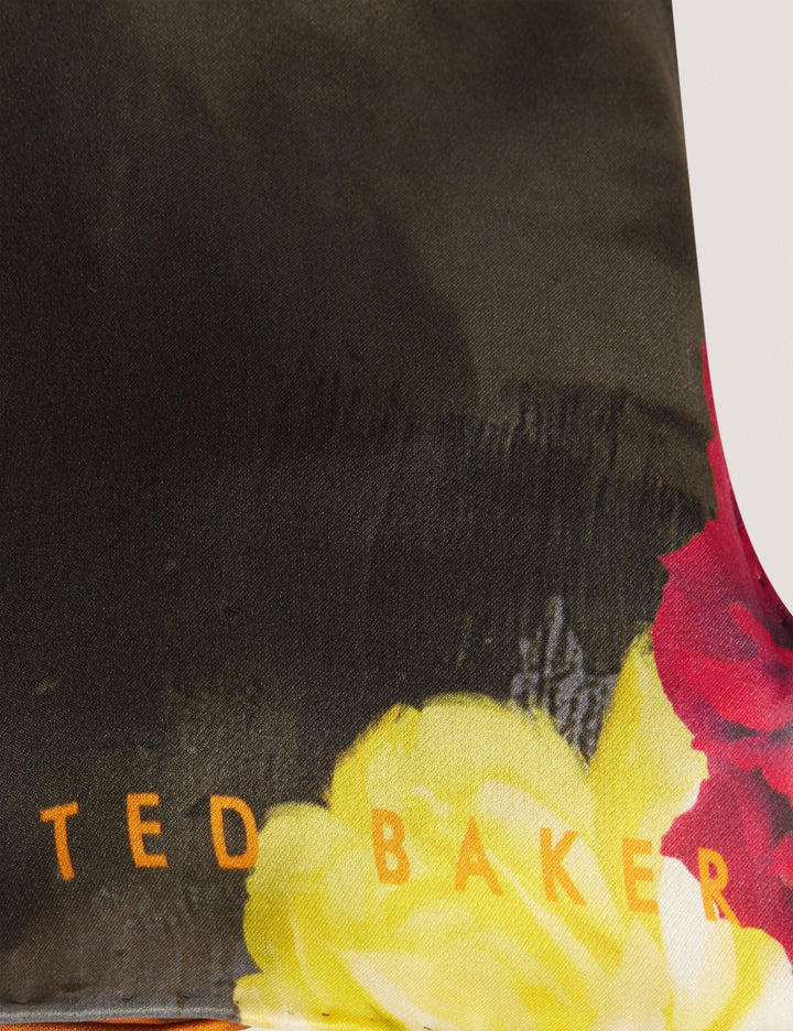 Ted Baker Neeah 长款真丝围巾 | 黑色 – 其他视图 3