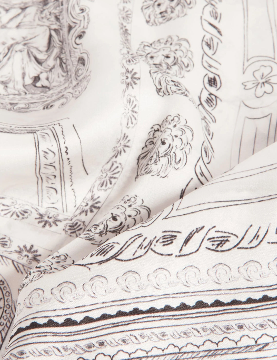 Ted Baker Nee Long foulard en soie imprimée | Ivoire – vue alternative 4