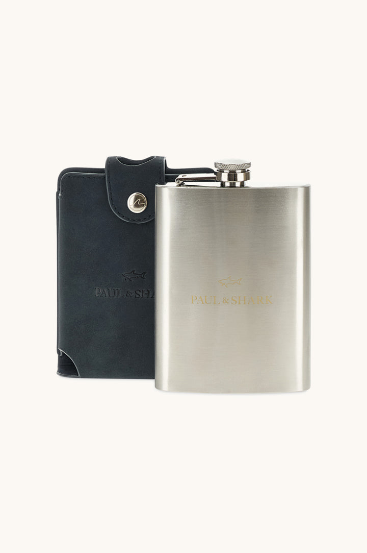 Paul &amp; Shark Metallflachmann mit Etui: Navy