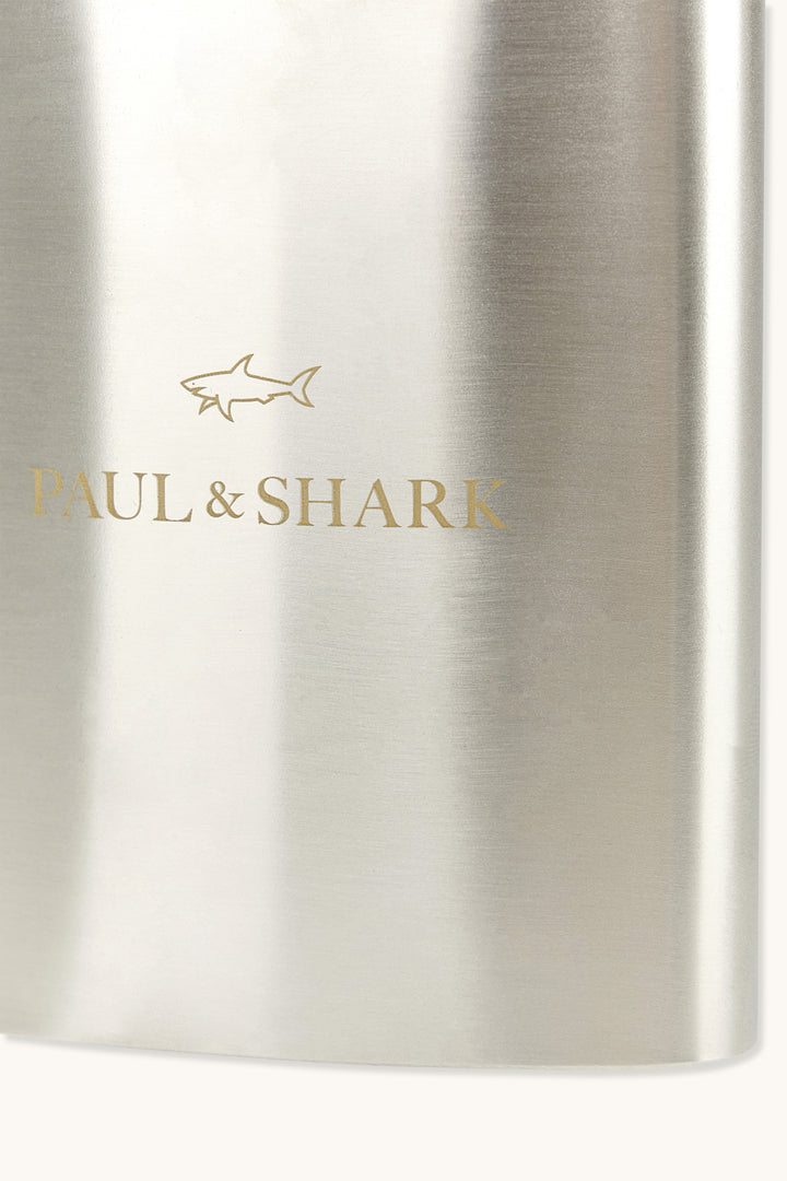 Paul &amp; Shark Metallflachmann mit Etui: Navy – Detailansicht