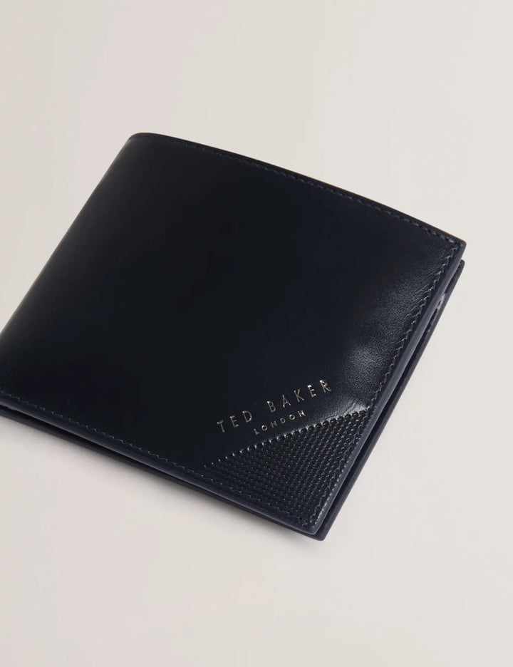Ted Baker Prugs Portafoglio in Pelle con Portamonete | Blu Navy – vista alternativa 3