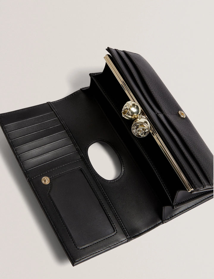 Ted Baker Roosali Grand Portefeuille en Cuir | Noir – vue alternative 2