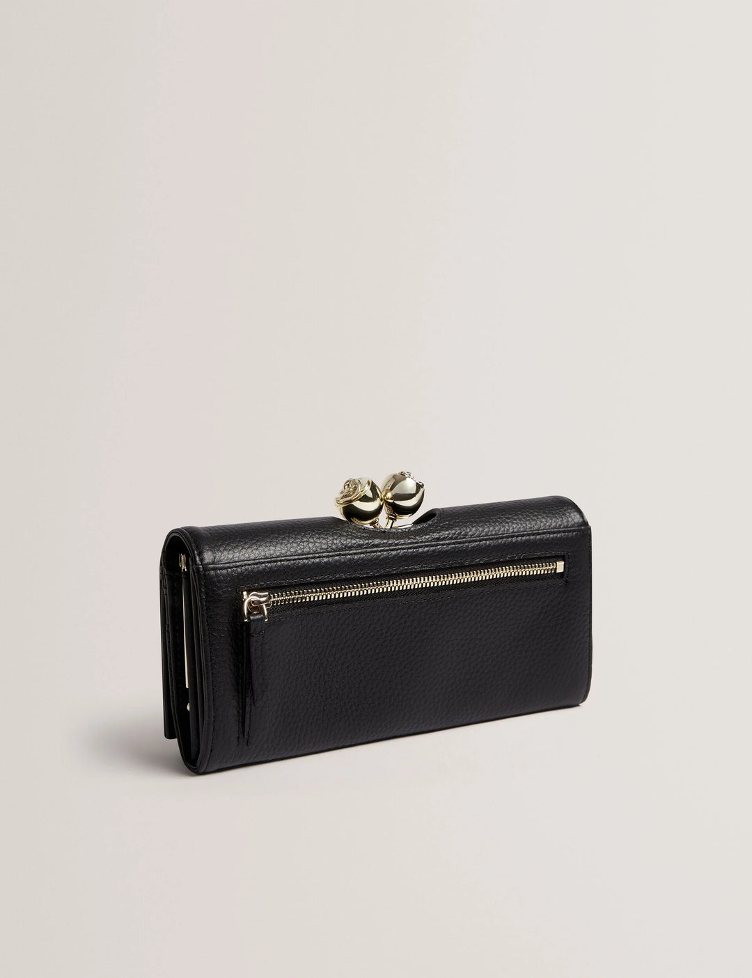 Ted Baker Roosali Grand Portefeuille en Cuir | Noir – vue alternative 3