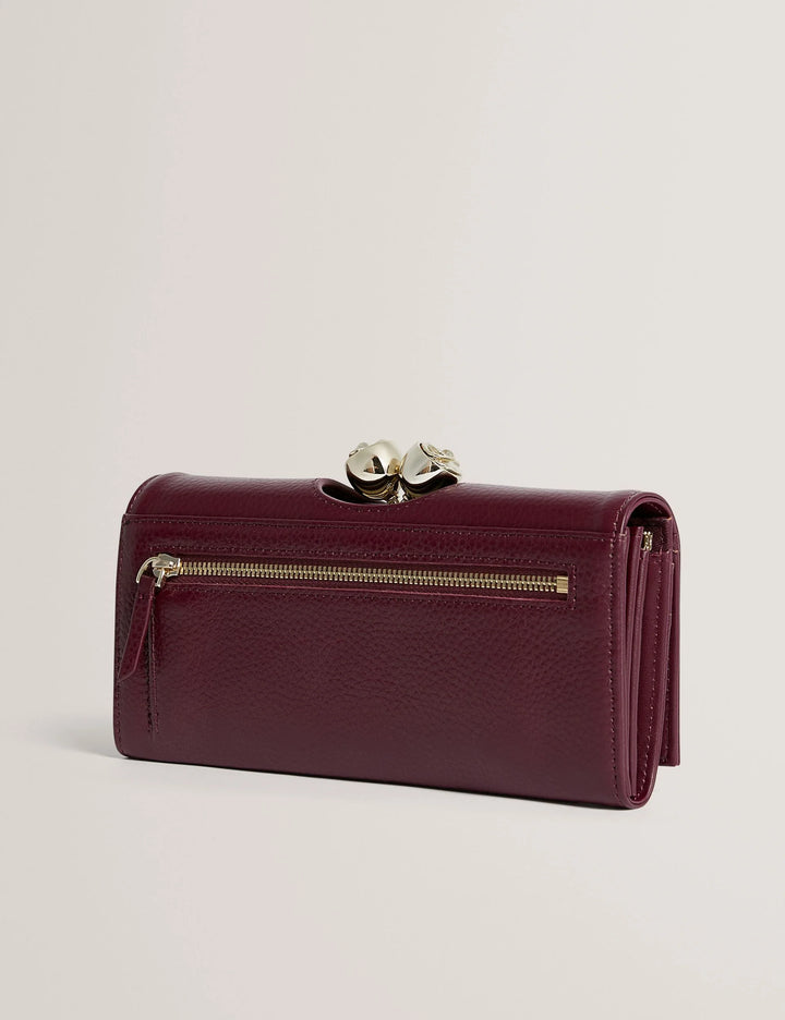 Ted Baker Roosali 大号皮革钱包 | 深红色 – 其他视图 4