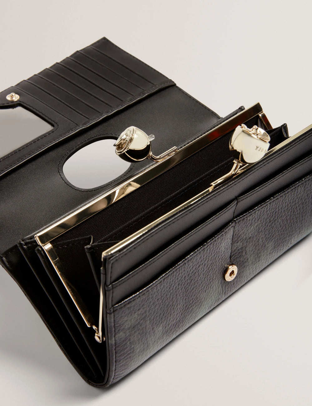 Ted Baker Liieeah Portefeuille Bifold en Cuir | Noir – vue alternative 2