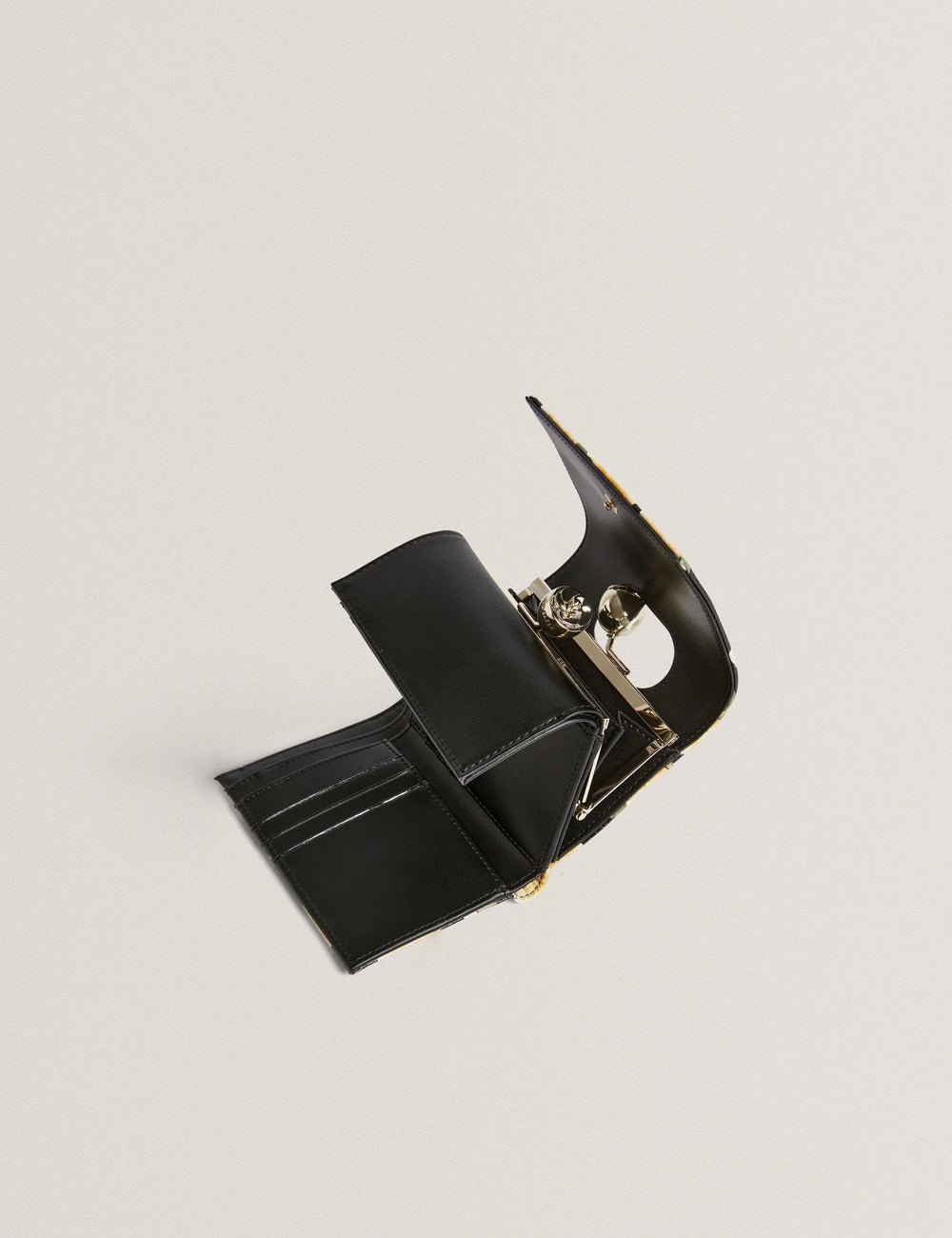 Ted Baker Albo Portefeuille Trifold en Cuir | Noir – vue alternative 2