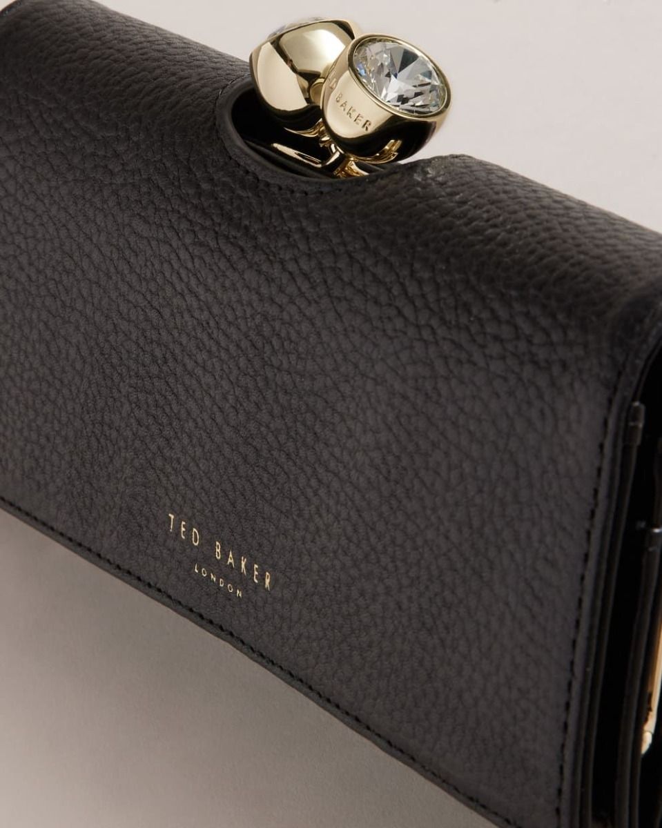 Ted Baker Rosyela Large Bobble Purse | Black