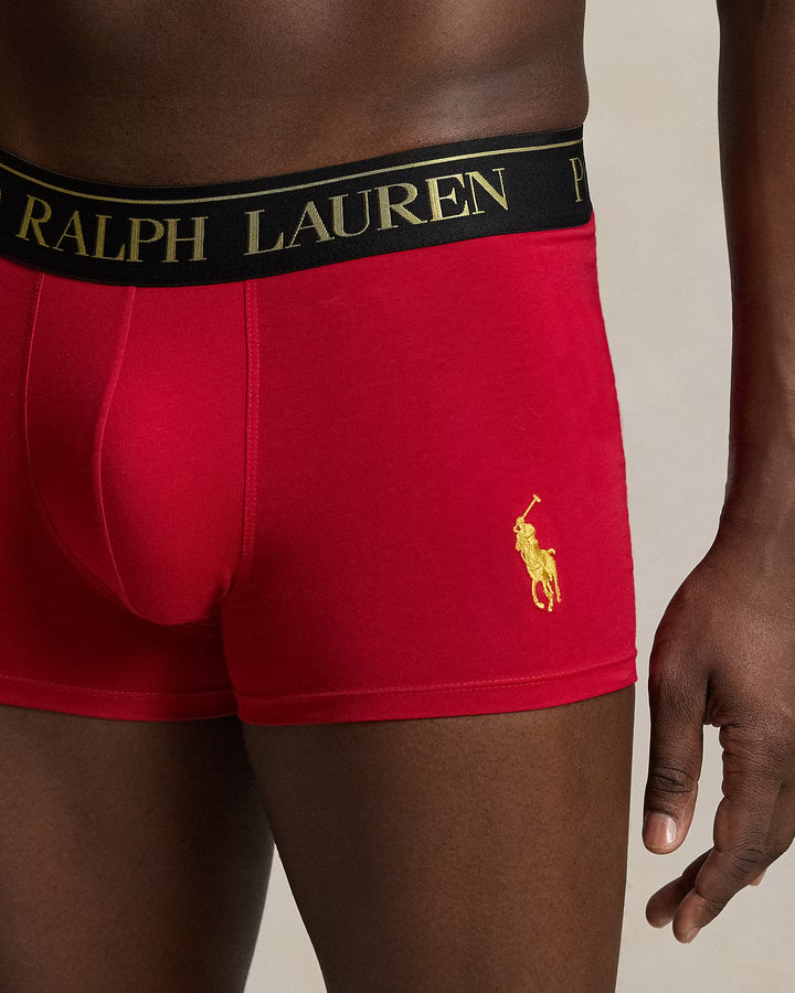 Ralph Lauren Stretch Cotton Trunk 2-Pack | Red/Black – alternate view 5